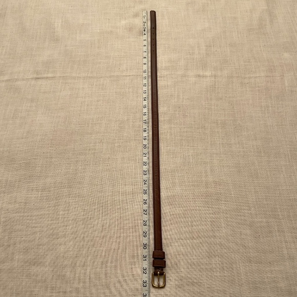 Gail Labelle Inc Brown Leather Medium Belt Size M - Picture 10 of 14